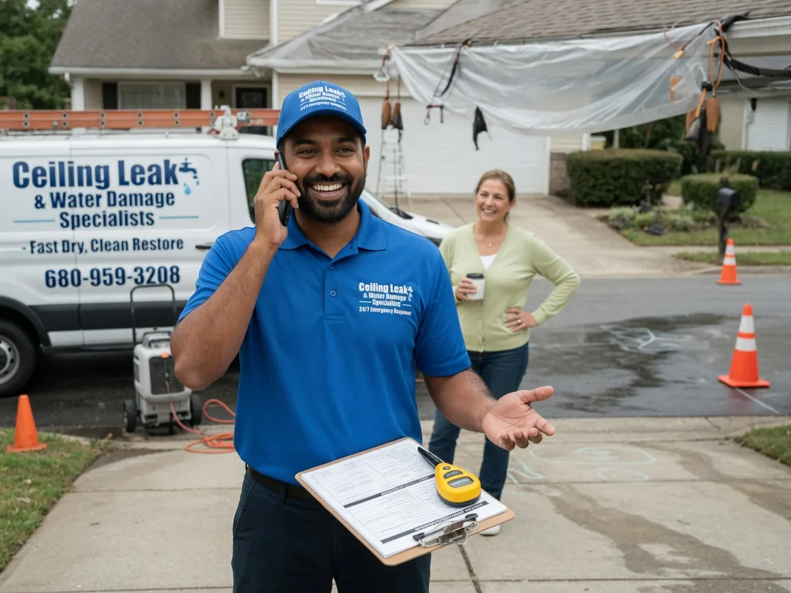 Ceiling Leak Cleanup Yawkey, WV FAQs